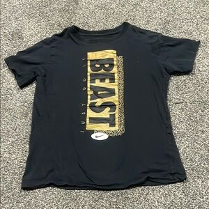 Nike Black and Gold Beast Tee - Short Sleeve